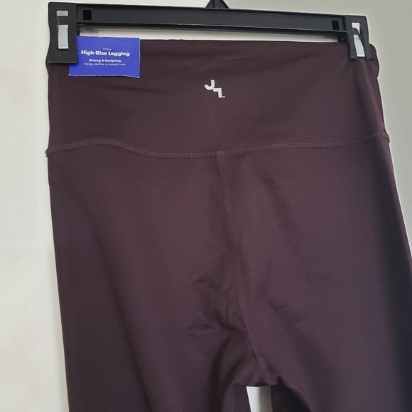 JoyLab Shine High Waisted Leggings 7/8 Length Brown Copper Womens Size XS New - Picture 3 of 10